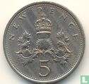 Royaume-Uni 5 new pence 1980 - Image 2