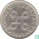 Finlande 1 markka 1961 - Image 1
