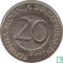 Slovenia 20 tolarjev 2004 - Image 1