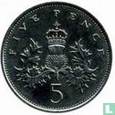 United Kingdom 5 pence 1989 - Image 2