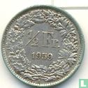 Zwitserland ½ franc 1959 - Afbeelding 1