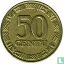 Litouwen 50 centu 1997 - Afbeelding 2