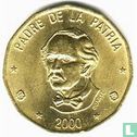 Dominicaanse Republiek 1 peso 2000 - Afbeelding 1