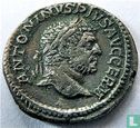 Romeinse Keizerrijk Denarius van Keizer Caracalla 216 n.Chr. - Afbeelding 2