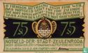 Zeulenroda, Stadt - 75 Pfennig (2) 1921 - Bild 2