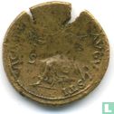 Romeinse Keizerrijk Dupondius van Keizer Nero 66 n.Chr. - Afbeelding 1