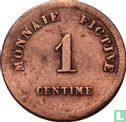 België 1 centime 1833 Monnaie Fictive, Hermiksem - Bild 2