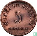 België 5 centimes 1841 Monnaie Fictive, Reckheim - Afbeelding 2