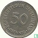 Allemagne 50 pfennig 1966 (J) - Image 2