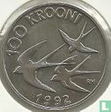 Estonia 100 krooni 1992 (PROOF) "Monetary Reform" - Image 1