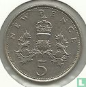 United Kingdom 5 new pence 1978 - Image 2