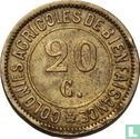België 20 centimes ND (1886-1927) Rijksweldadigheidskolonies Hoogstraten en Merksplas - Afbeelding 2