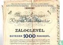 Magyar Orszagos Kozponti Takarekpenztar, Pandbrief 1000 kronen, 1910 - Afbeelding 1