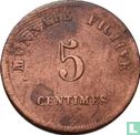 België 5 centimes 1833 Monnaie Fictive, Vilvoorde - Image 2