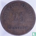 België 25 centimes 1848 Monnaie Fictive, Reckheim - Image 2