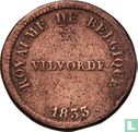 België 25 centimes 1833 Monnaie Fictive, Vilvoorde - Image 1