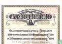 Drukkerij Senefelder, Preferent aandeel 1.000 Gulden, 1949 - Afbeelding 1