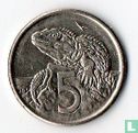 New Zealand 5 cents 1994 - Image 2