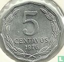 Chili 5 centavos 1976 (aluminium) - Image 1