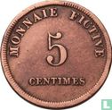 België 5 centimes 1833 Monnaie Fictive, Hermiksem - Image 2