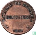 België 25 centimes 1841 Monnaie Fictive, Reckheim - Image 1