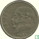 Mexique 1 peso 1981 (8 fermé) - Image 1