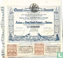 Canal Interoceanique de Panama, aandeel 500 Francs, 1880 - Image 1