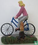 vélo en plastique avec dame (vélo romantique) - Image 1