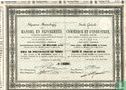 Algemeene Maatschappij voor Handel en Nijverheid, Oprichtersbewijs 1/8000e aandeel, 1863 - Afbeelding 1