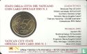 Vaticaan 50 cent 2010 (coincard n°1) - Afbeelding 2