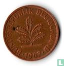 Allemagne 1 pfennig 1967 (J) - Image 1