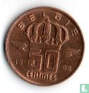 Belgium 50 centimes 1994 (NLD) - Image 1