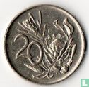 Afrique du Sud 20 cents 1987 - Image 2