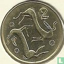 Chypre 2 cents 1994 - Image 2