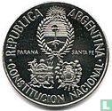 Argentinien 5 Peso 1994 (Nickel) "National Constitution Convention" - Bild 2