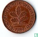 Germany 2 pfennig 1989 (G) - Image 1