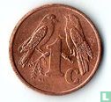 Afrique du Sud 1 cent 2000 (anciennes armoiries) - Image 2