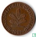 Allemagne 2 pfennig 1967 (J) - Image 1