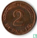 Allemagne 2 pfennig 1963 (G) - Image 2