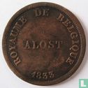 België 5 centimes 1833 Monnaie Fictive, Aalst - Image 1
