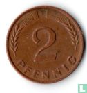 Duitsland 2 pfennig 1969 (F) - Afbeelding 2
