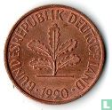 Germany 2 pfennig 1990 (J) - Image 1