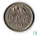Noorwegen 10 øre 1958 - Afbeelding 1