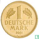 Duitsland 1 mark 2001 (PROOF - A) "Retirement of the Mark Currency" - Afbeelding 1