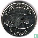 Bermuda 5 cents 2000 - Afbeelding 1