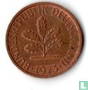 Duitsland 1 pfennig 1973 (D) - Afbeelding 1