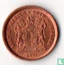 South Africa 1 cent 1991 - Image 1