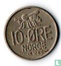Noorwegen 10 øre 1965 - Afbeelding 1