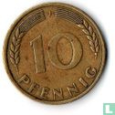 Allemagne 10 pfennig 1949 J (J grand) - Image 2