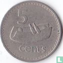 Fiji 5 cents 1976 - Image 2